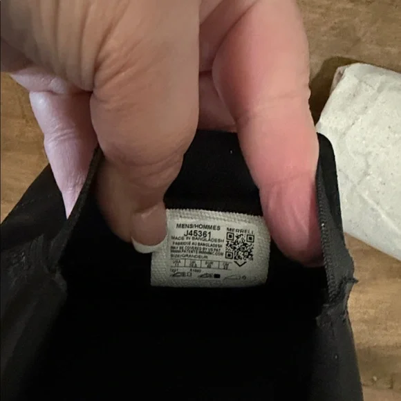 Merrell Men's Jungle Moc Black Leather Slip-On Casual Work Loafers size 11 - Picture 6 of 8